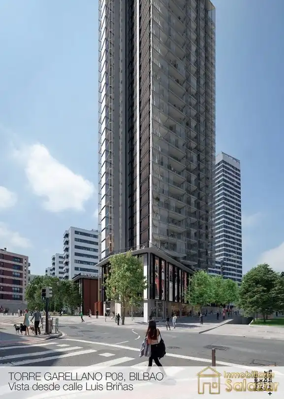 Vista exterior de Piso en venta en Bilbao  con Aire acondicionado, Calefacción y Jardín privado