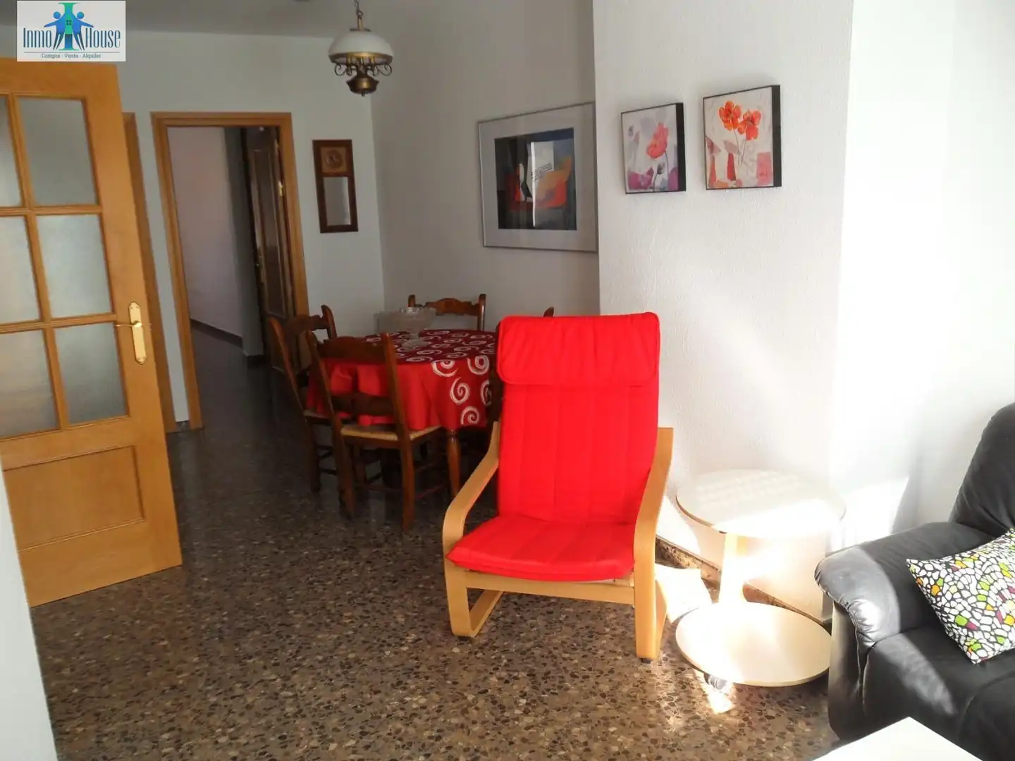Dining room of Flat for rent in Albacete  with Heating, Terrace and Furnished