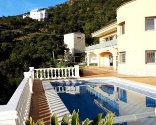 Swimming pool of Country house for sale in Roses  with Heating, Private garden and Storage room