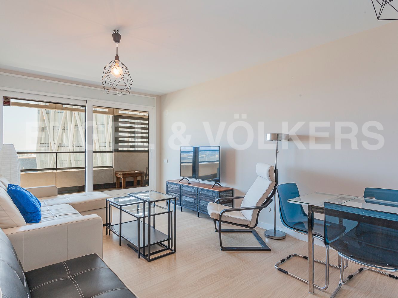 Living room of Flat to rent in  Barcelona Capital  with Air Conditioner, Heating and Terrace