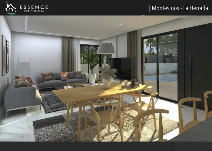 Wohnzimmer von Wohnung zum Verkauf in Los Montesinos mit Terrasse, Schwimmbad und Gemeinschaftspool