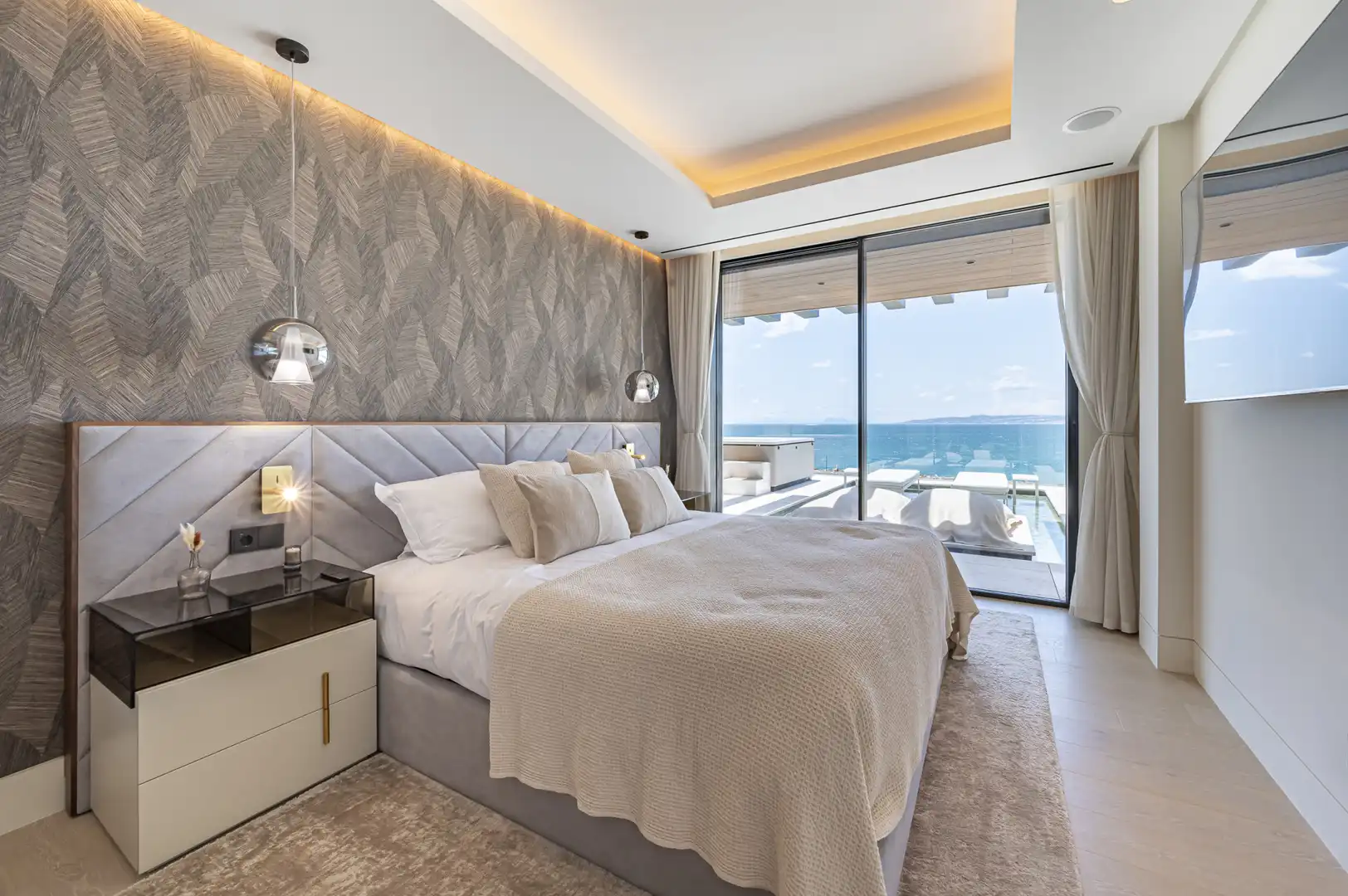 Dormitori de Apartament en venda en Estepona amb Aire condicionat, Calefacció i Terrassa