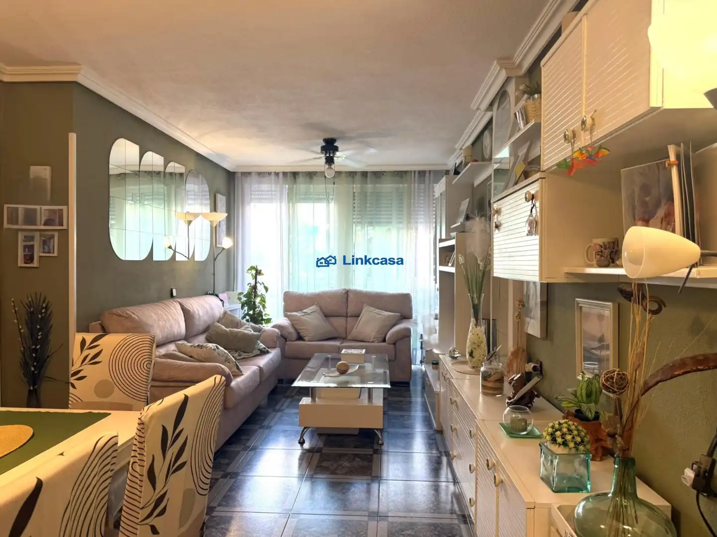 Living room of Flat for sale in Madrid  with Air Conditioner, Heating and Private garden