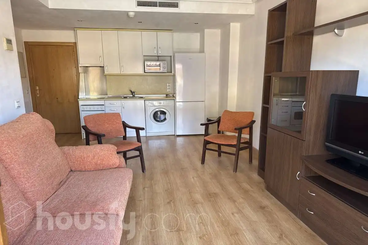 Sala de estar de Piso de alquiler en Villalbilla con Aire acondicionado, Parquet y Trastero