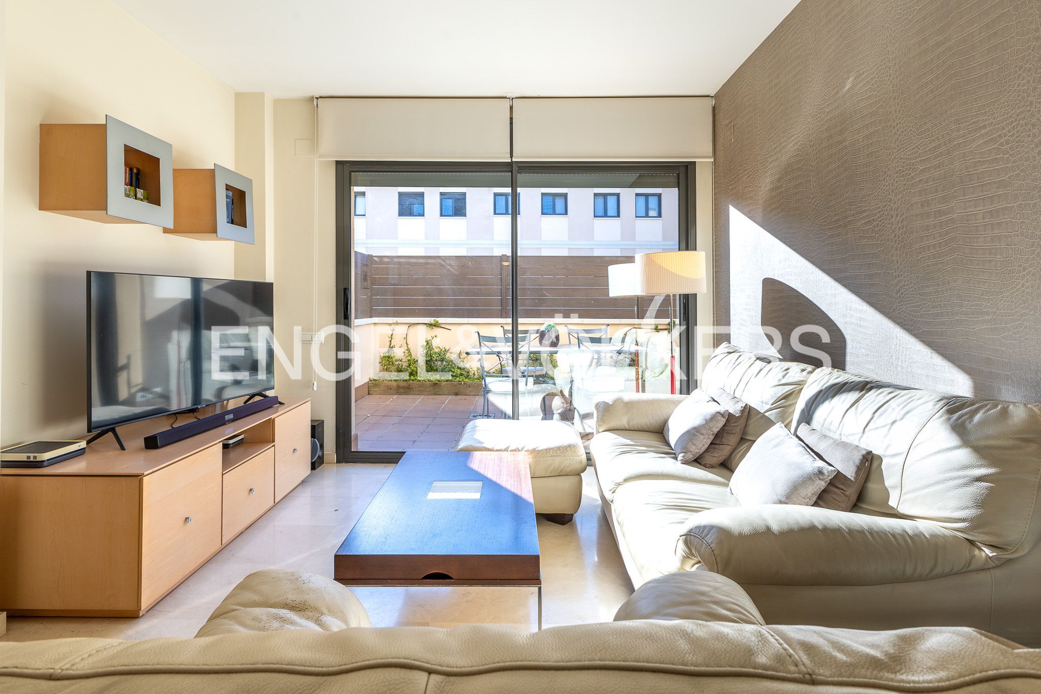 Living room of Flat for sale in Vilassar de Mar  with Air Conditioner, Heating and Private garden