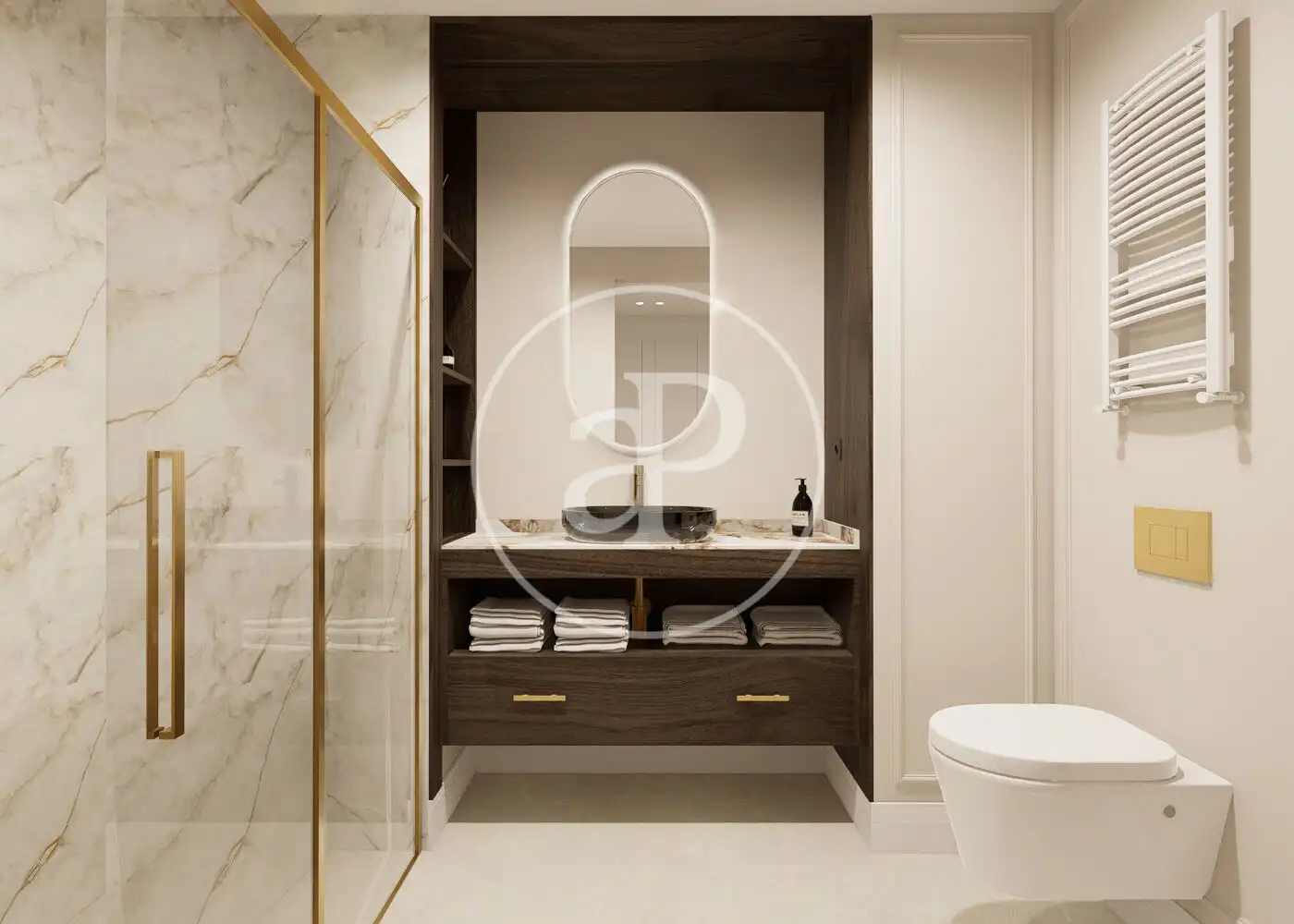 Baño de Piso en venta en Madrid con Aire acondicionado, Calefacción y Terraza