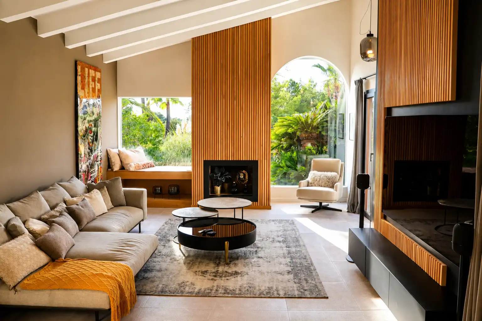 Living room of Houses for sale in Calvià  with Air Conditioner, Heating and Private garden