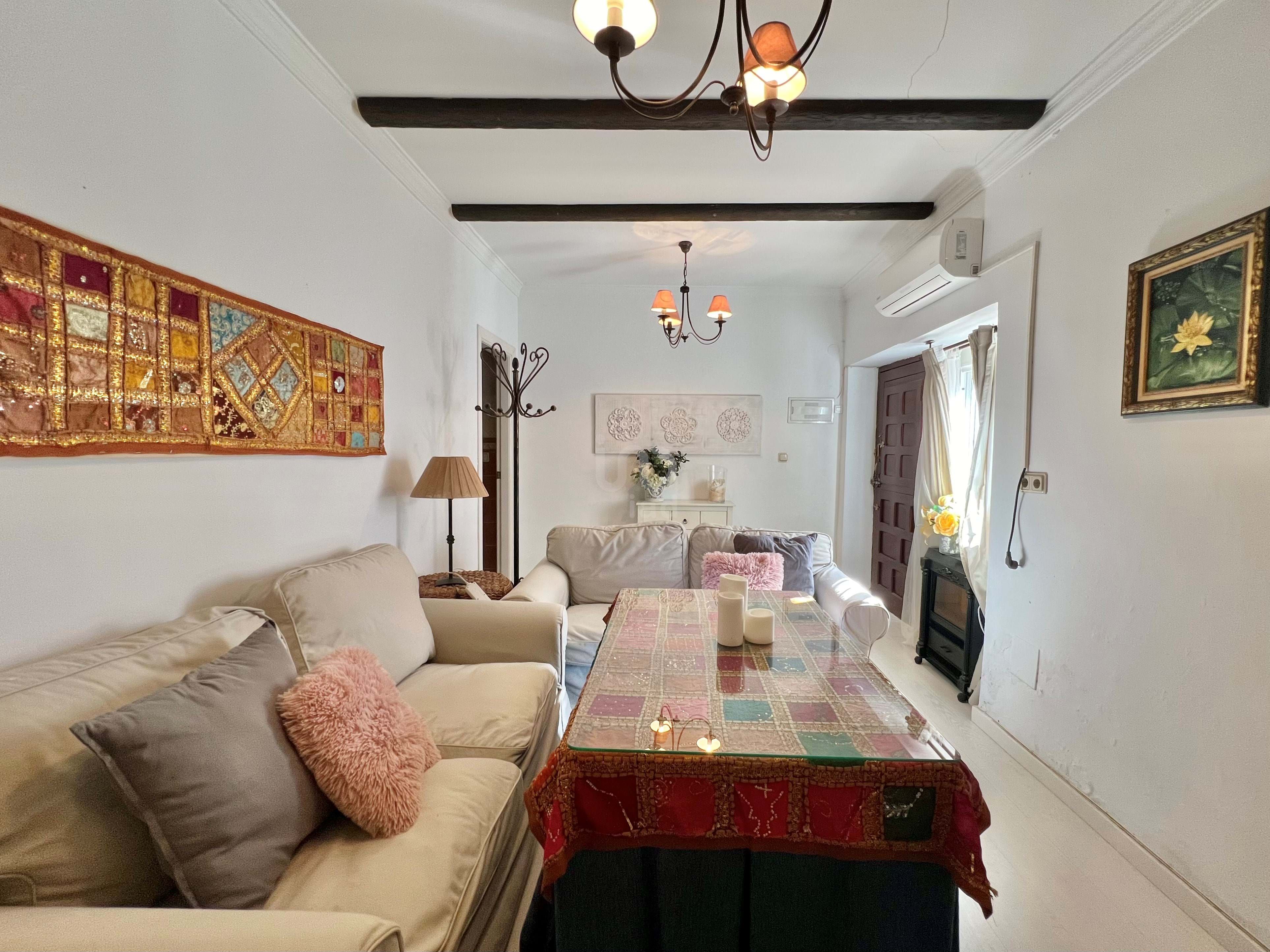 Living room of Flat for sale in Ronda  with Air Conditioner