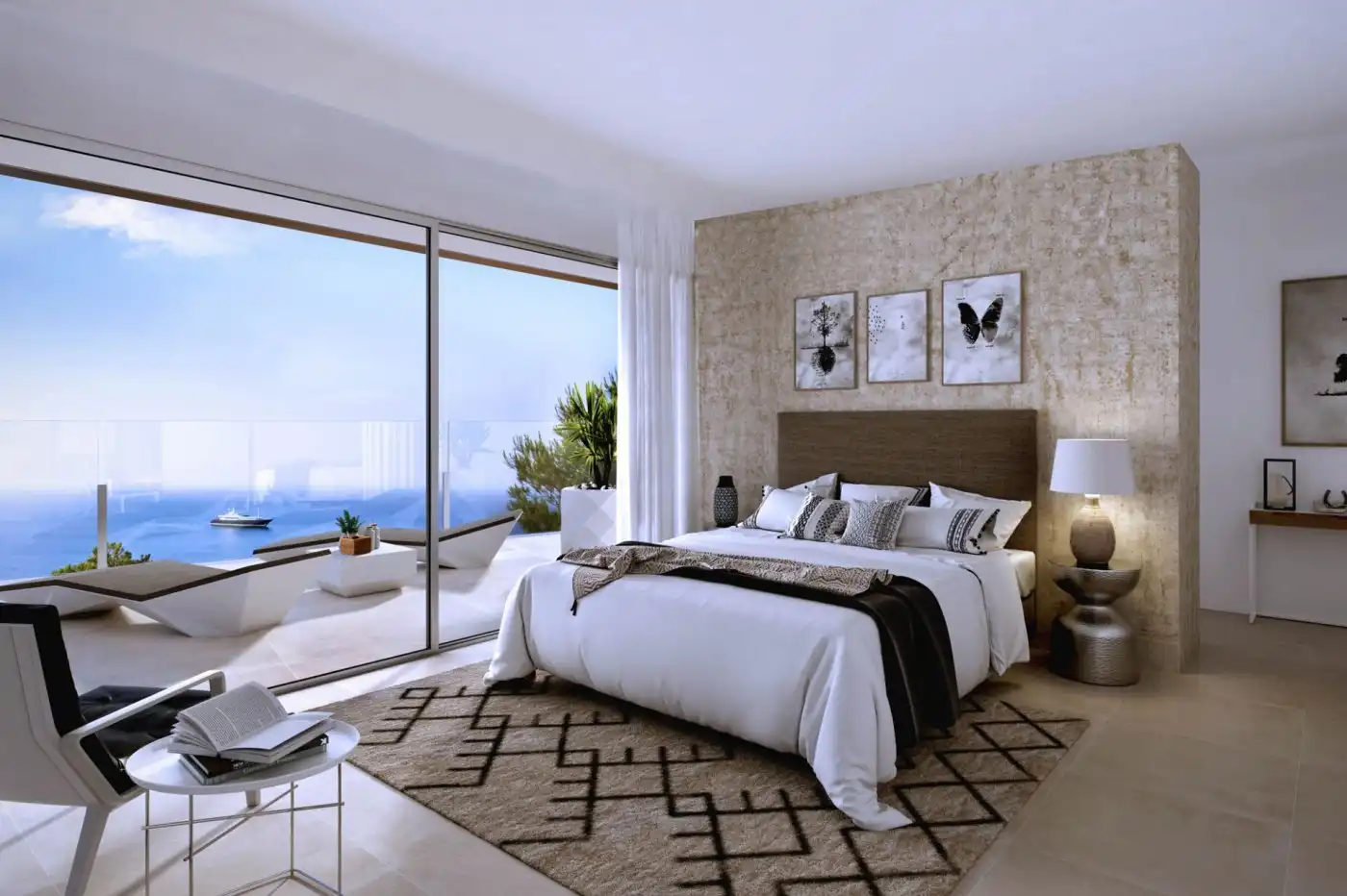 Habitación de Casa adosada en venta en Mijas con Aire acondicionado, Calefacción y Jardín privado