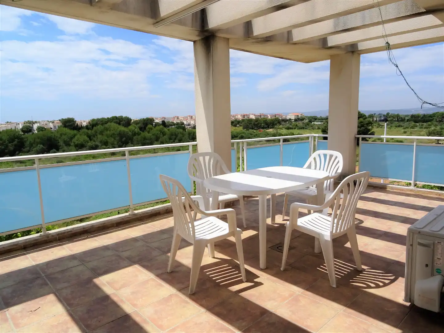 Terraza de Apartamento de alquiler en Alcalà de Xivert con Aire acondicionado, Terraza y Amueblado