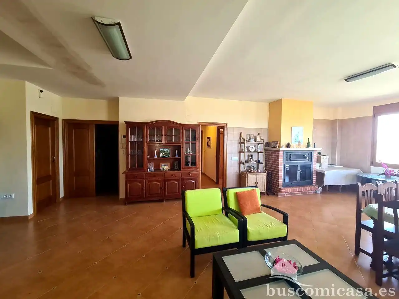 Sala d'estar de Casa o xalet en venda en Huelma amb Aire condicionat, Calefacció i Jardí privat