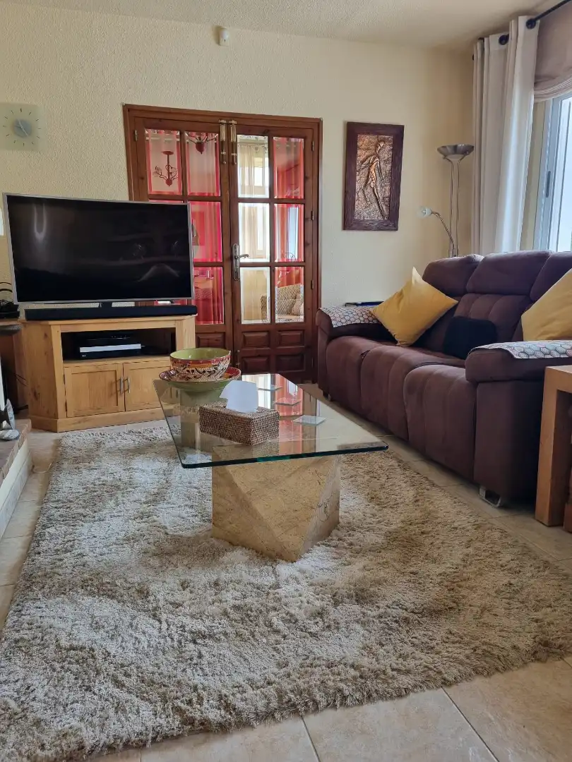 Sala d'estar de Casa o xalet en venda en Mojácar amb Aire condicionat, Calefacció i Jardí privat