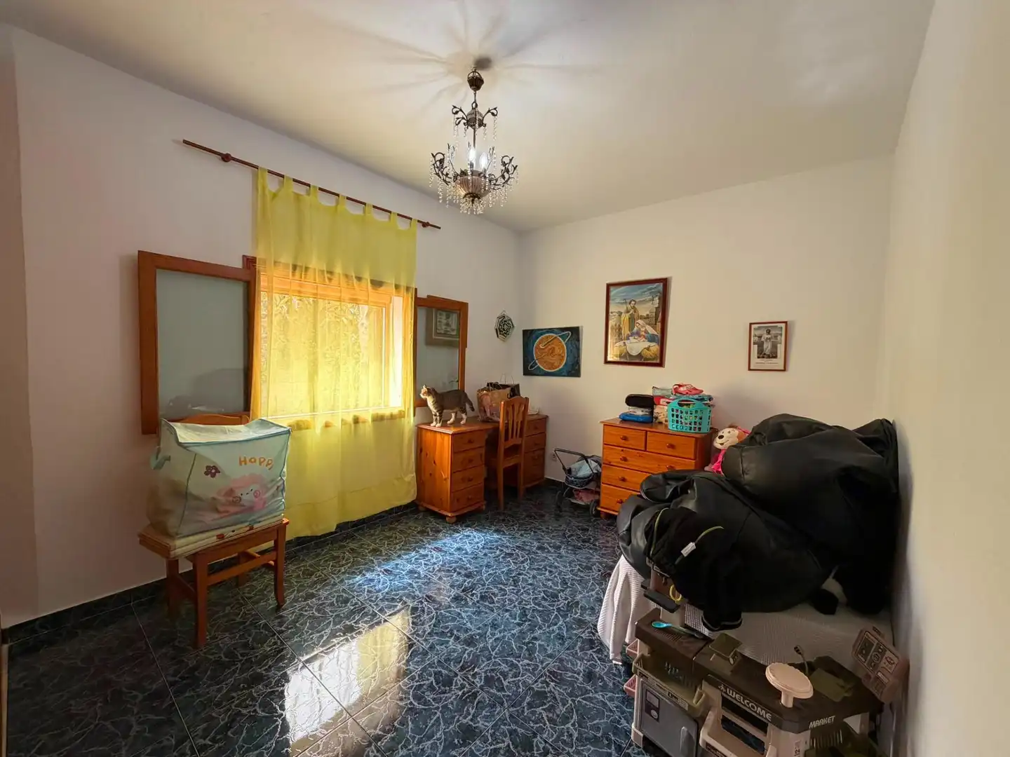Sala de estar de Finca rústica en venta en Consell con Aire acondicionado, Jardín privado y Terraza