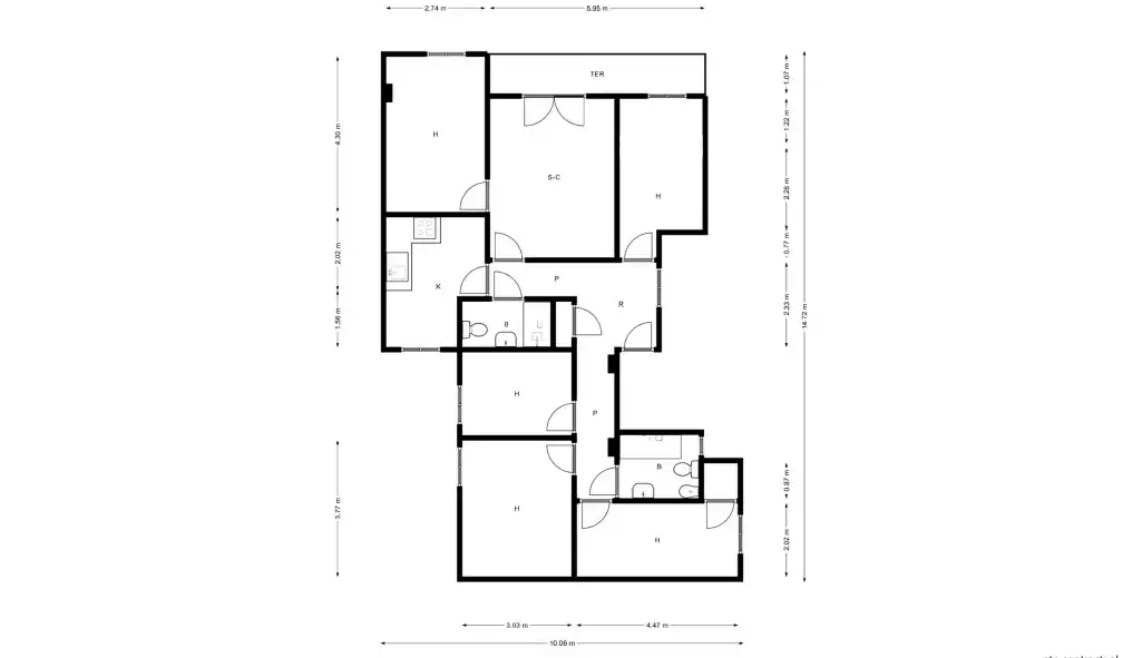 Piso en venta en Valencia con Balcón