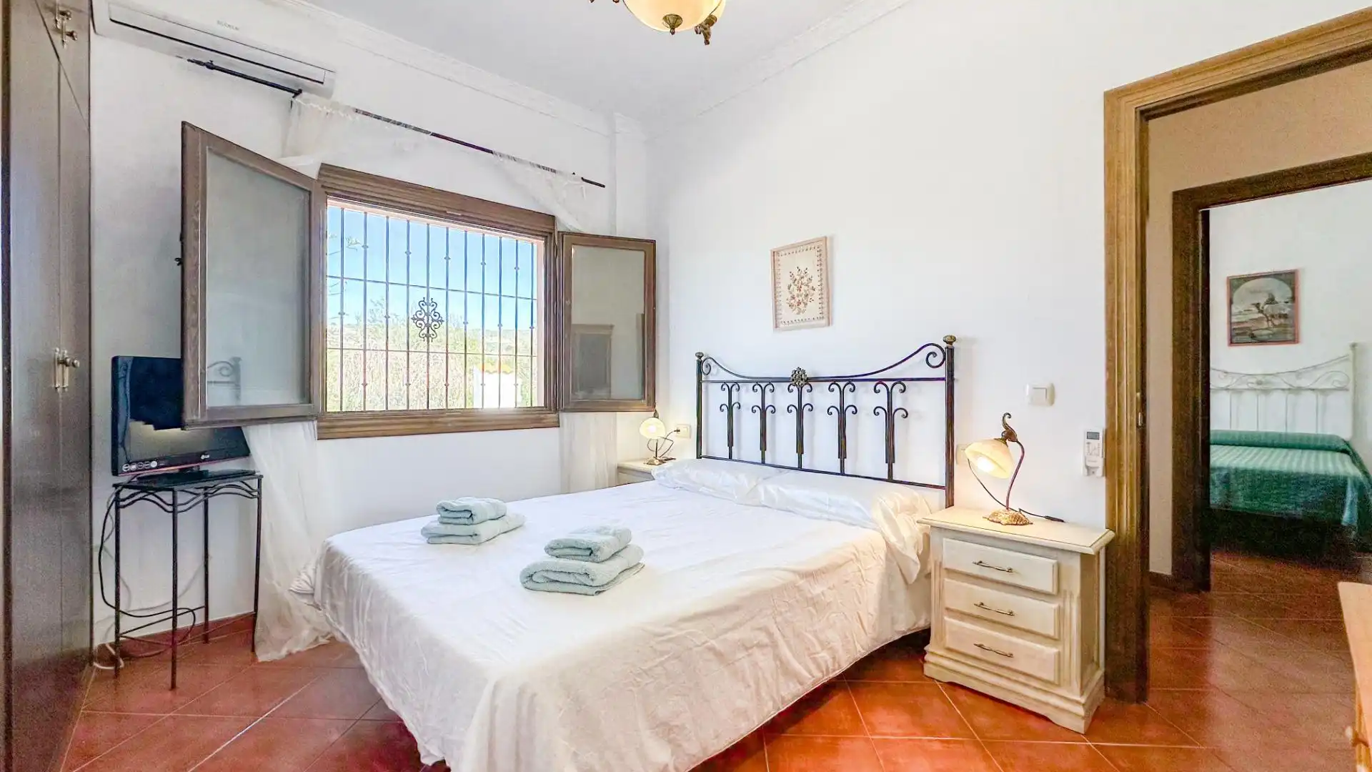 Bedroom of Houses for sale in Almogía  with Air Conditioner, Private garden and Terrace