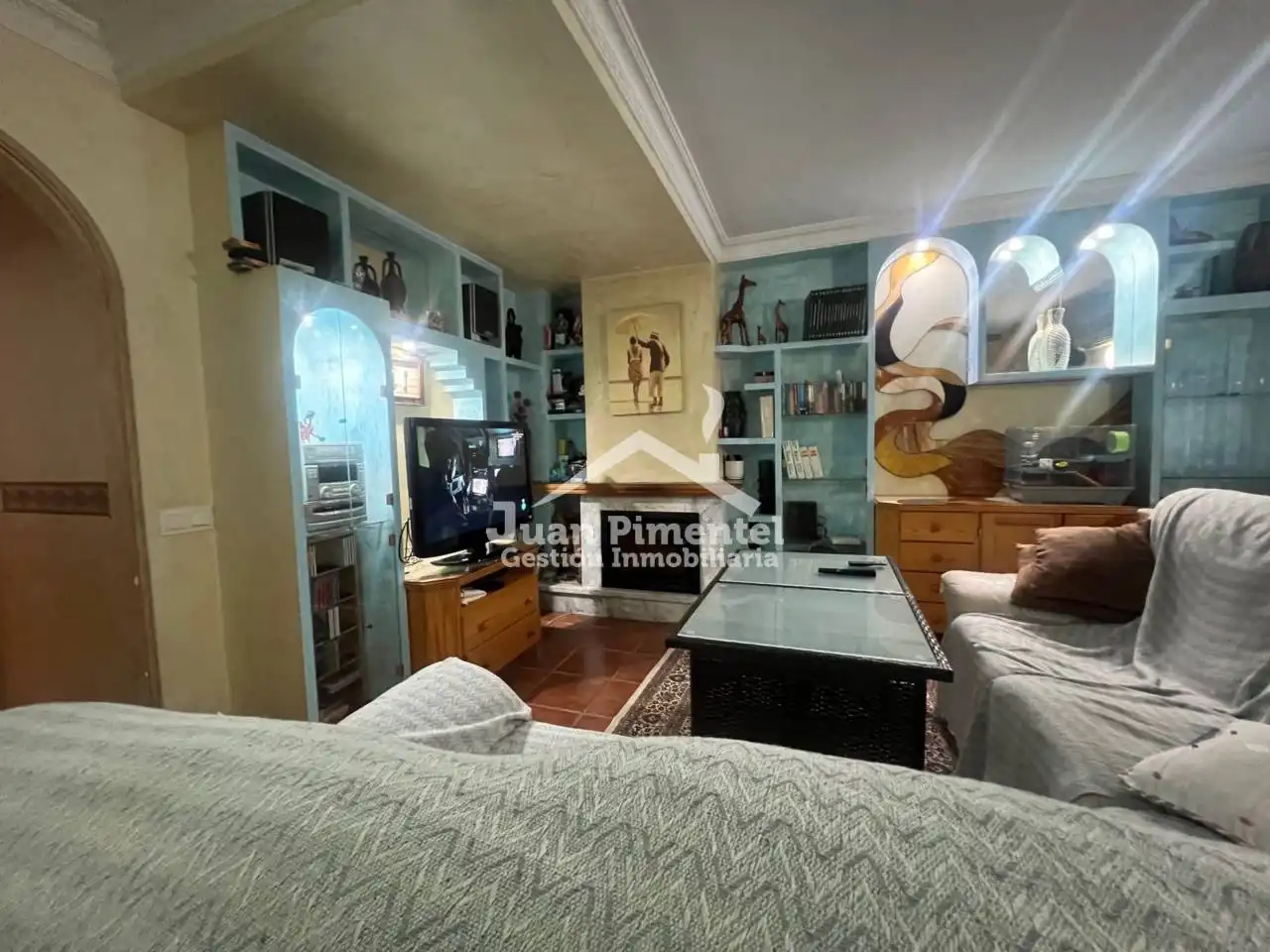 Sala de estar de Casa o chalet de alquiler en Estepona con Aire acondicionado y Amueblado