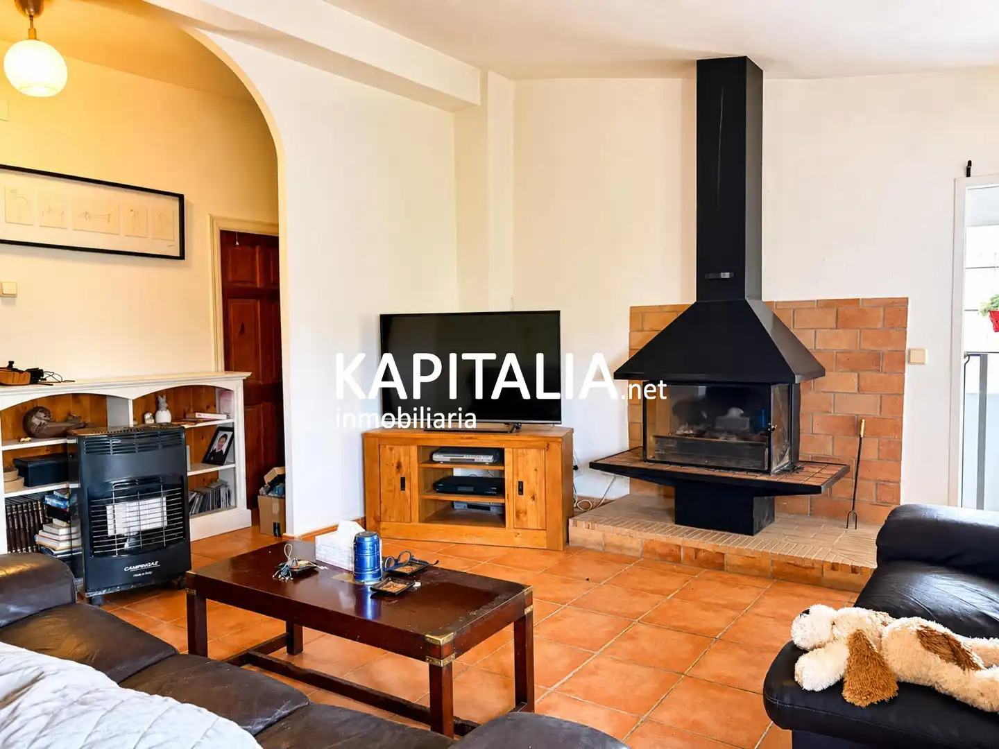 Sala de estar de Casa o chalet en venta en Ontinyent con Jardín privado, Terraza y Trastero