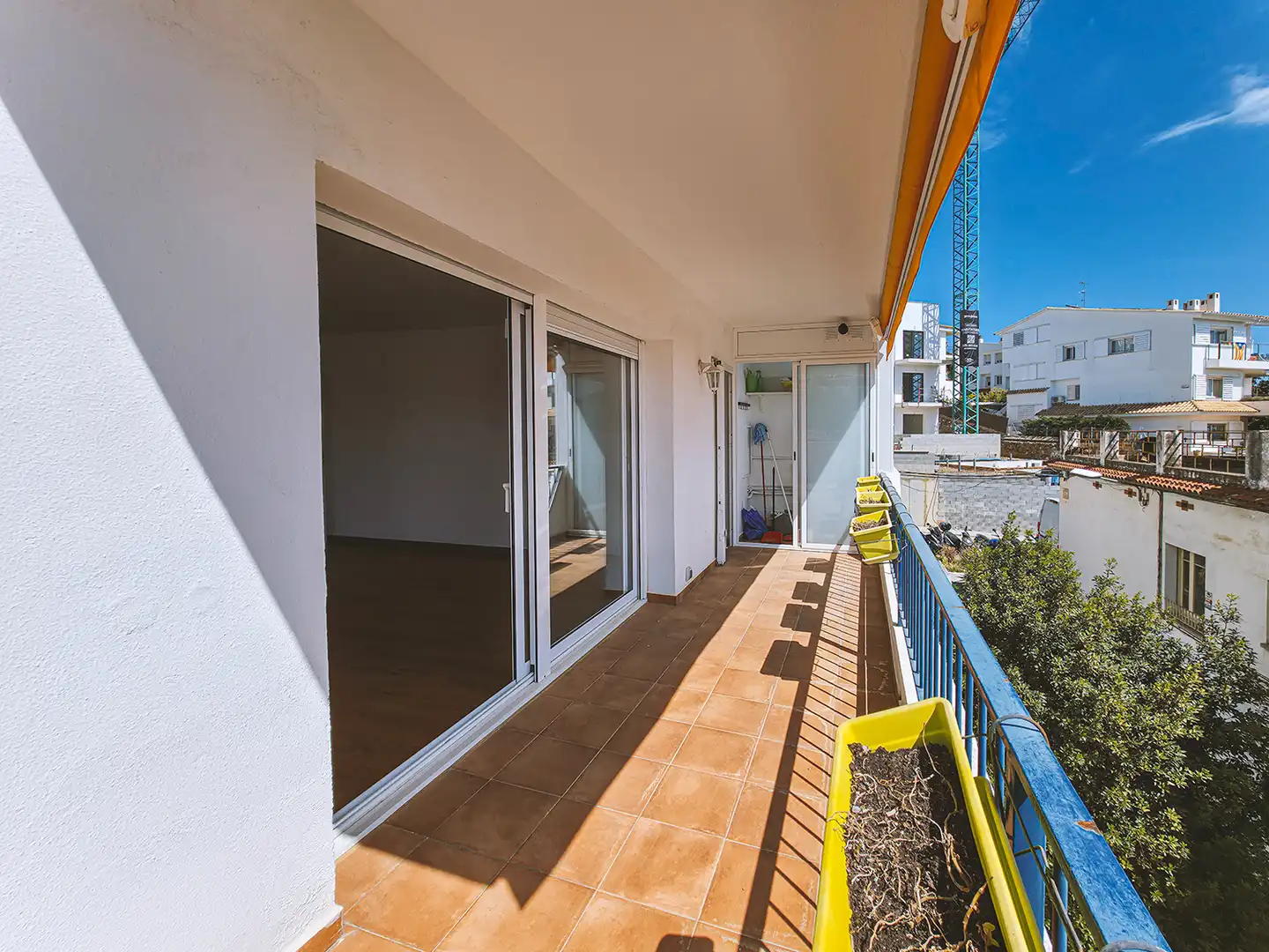 Terrasse von Wohnung zum Verkauf in Sant Pol de Mar mit Klimaanlage, Heizung und Parkett