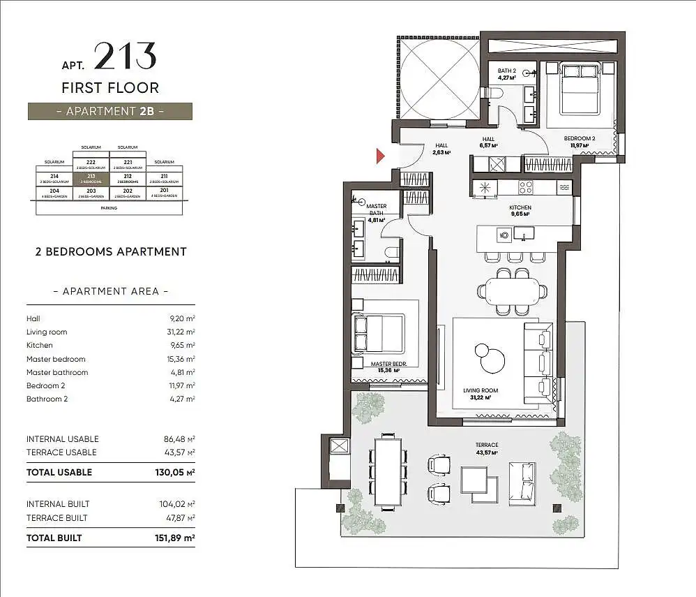 Apartamento con terraza en venta en Benamara - Atalaya, imagen 44