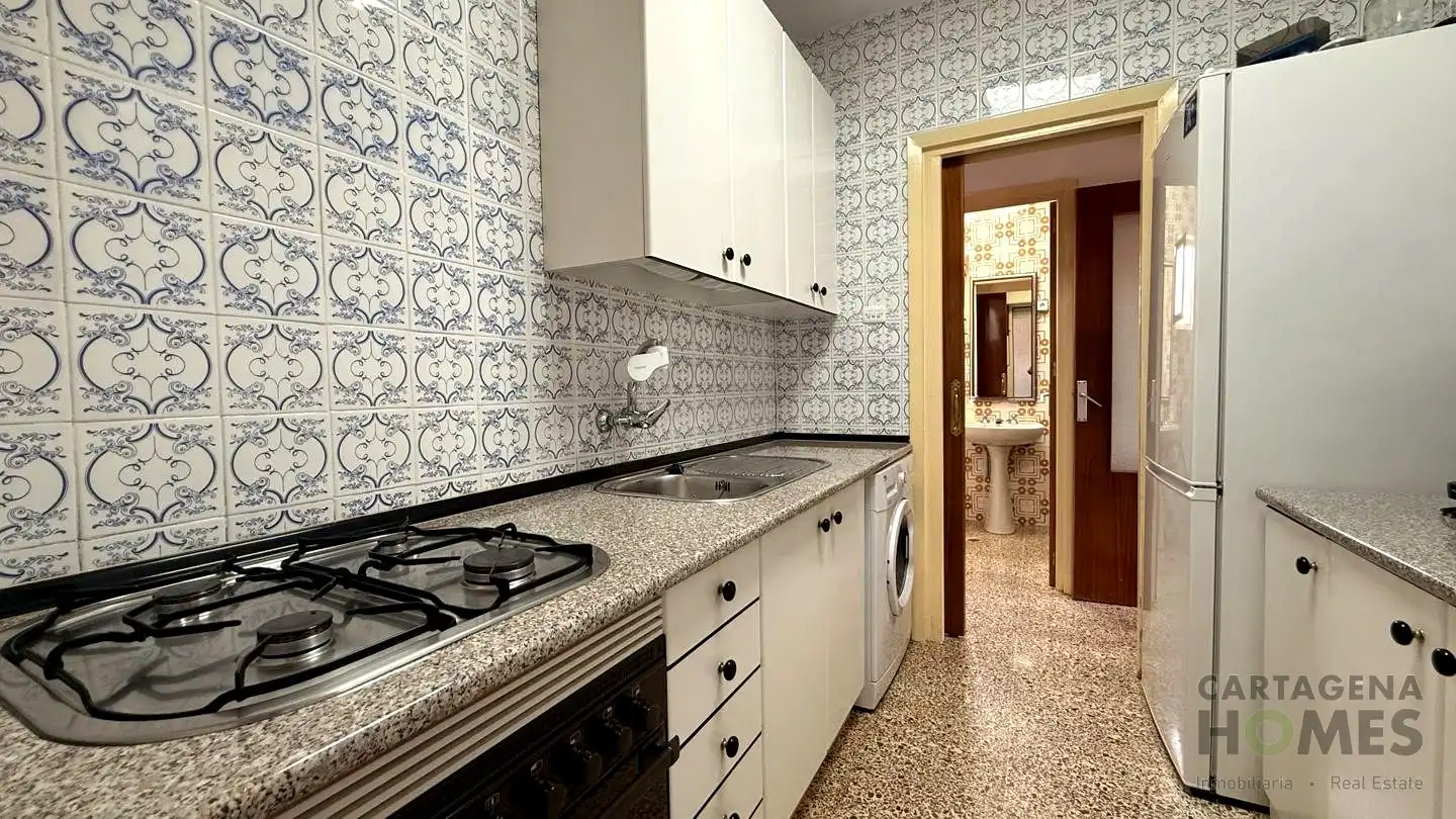 Cocina de Piso en venta en Cartagena con Aire acondicionado, Terraza y Amueblado