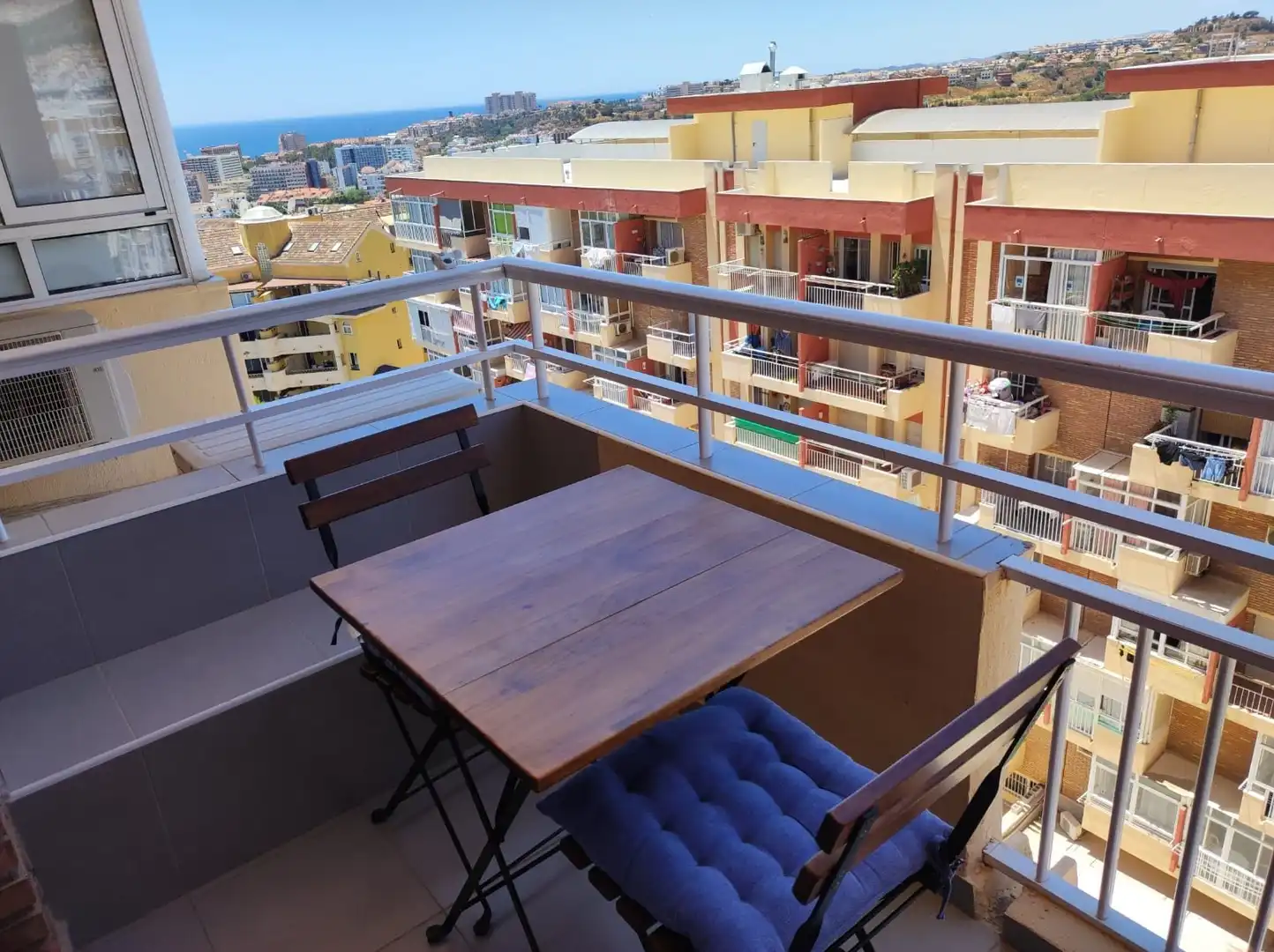 Terrassa de Estudi de lloguer en Benalmádena amb Aire condicionat, Calefacció i Terrassa