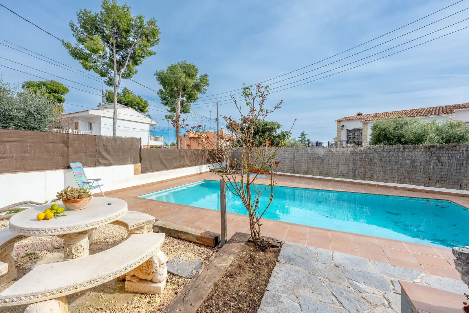 Piscina de Casa o xalet en venda en Calafell amb Calefacció, Jardí privat i Terrassa