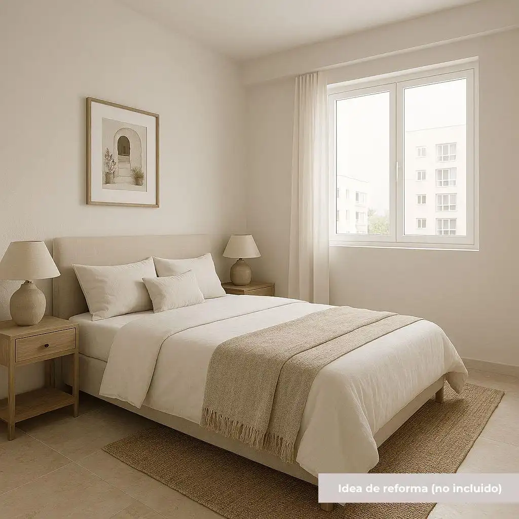 Schlafzimmer von Wohnungen zum Verkauf in Calpe / Calp mit Terrasse, Möbliert und Gemeinschaftspool