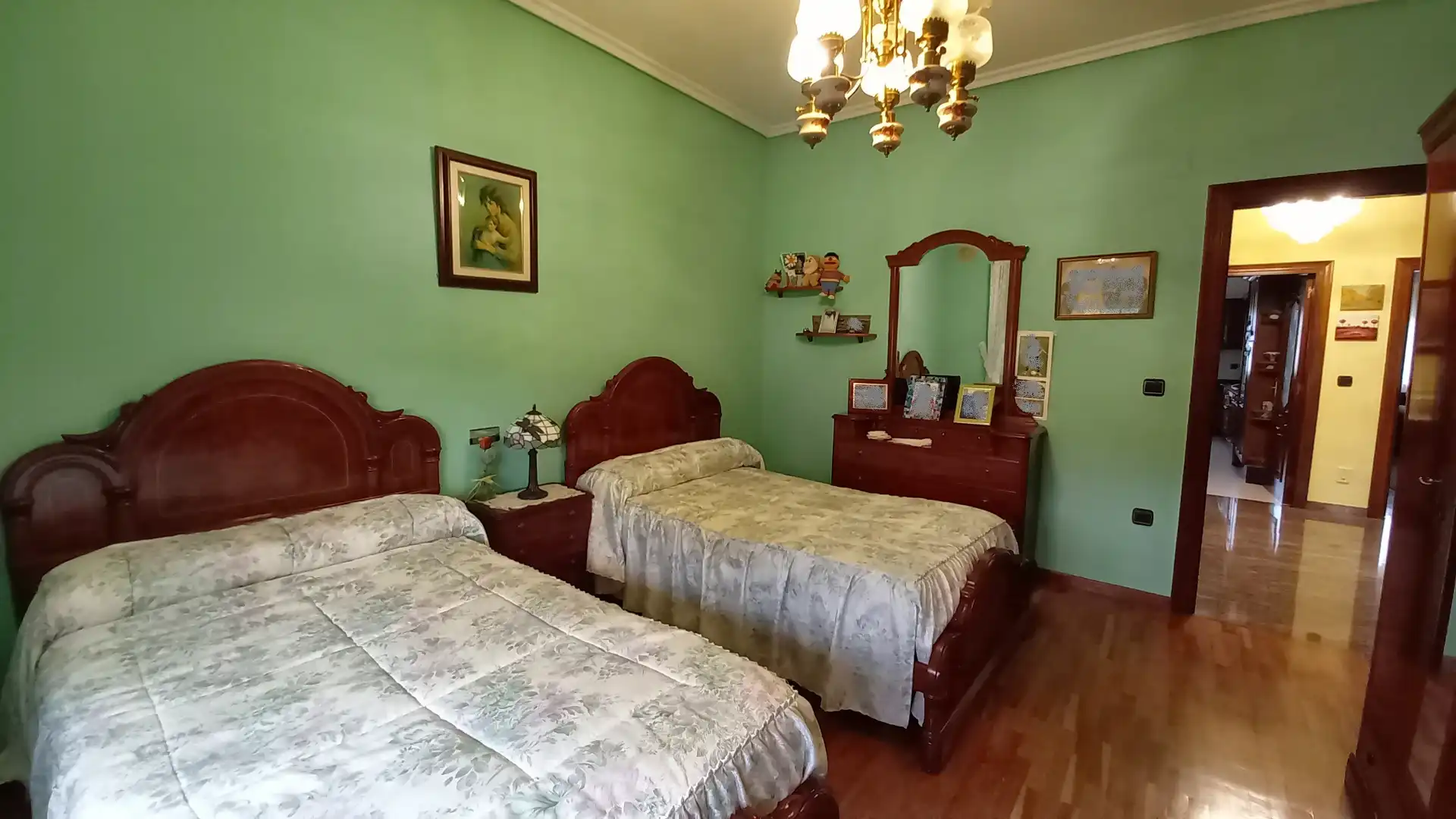 Bedroom of Houses for sale in Castrillón  with Heating, Private garden and Parquet flooring