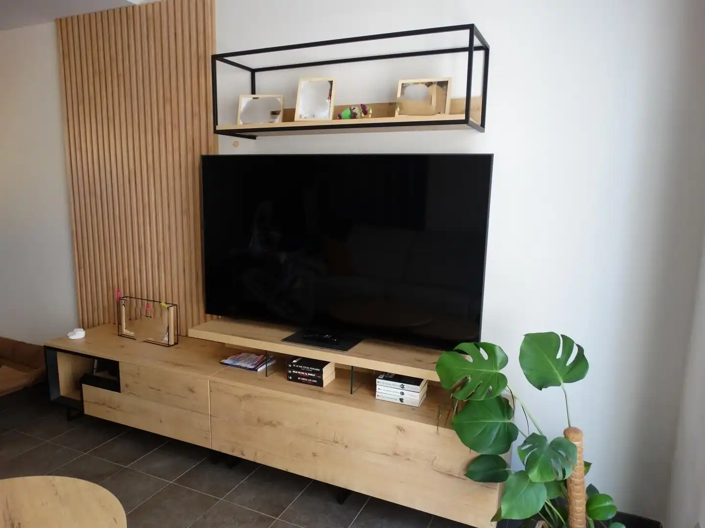 Sala de estar de Casa adosada en venta en L'Aldea con Jardín privado, Terraza y Trastero