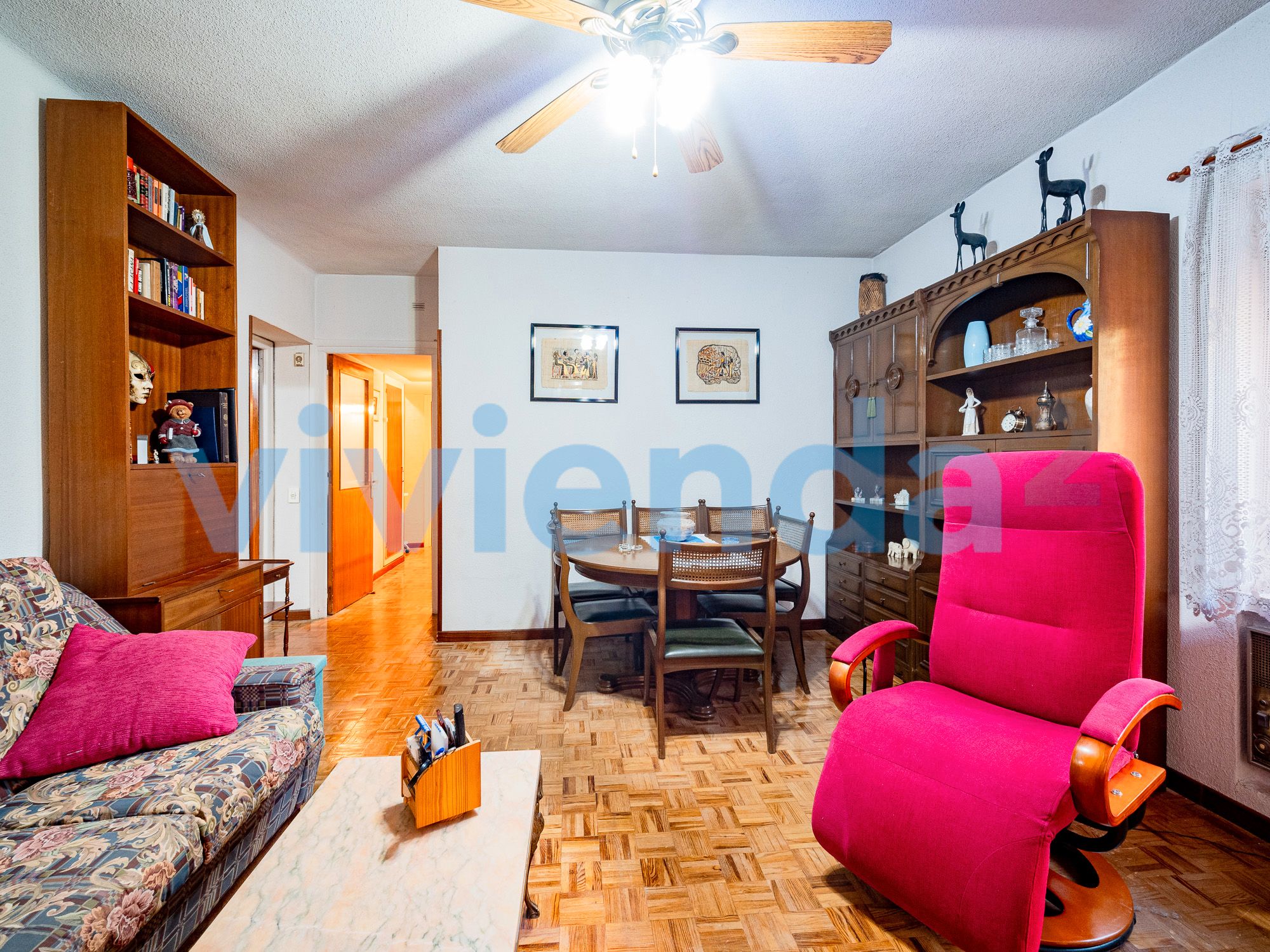 Living room of Flat for sale in  Madrid Capital  with Air Conditioner and Heating