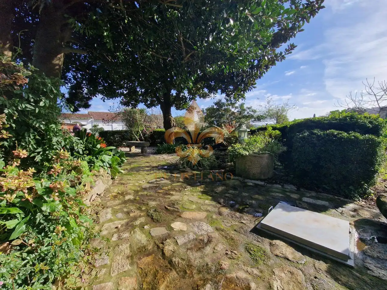 Jardí de Casa o xalet en venda en O Rosal   amb Calefacció, Jardí privat i Terrassa