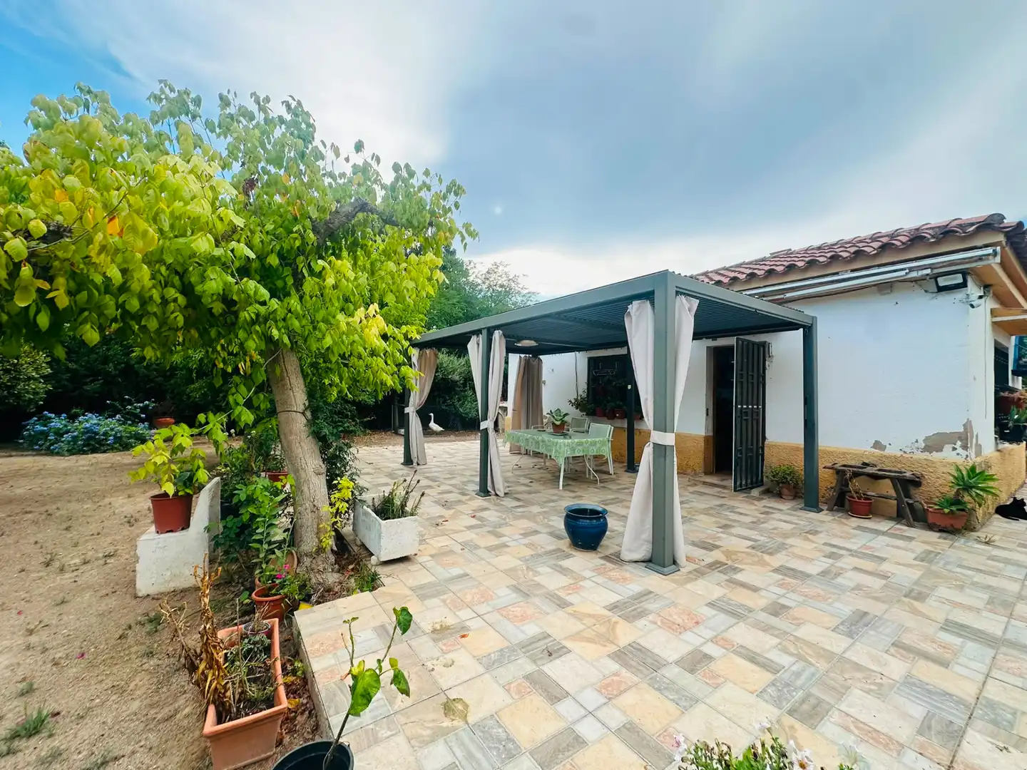 Terraza de Finca rústica en venta en Salou con Aire acondicionado, Calefacción y Jardín privado