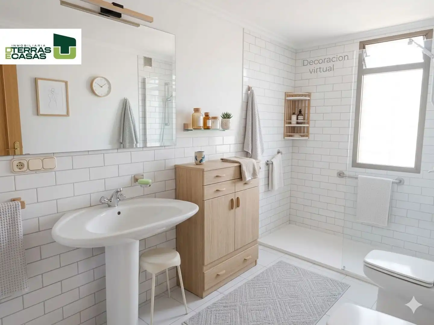 Baño de Piso en venta en Pontevedra Capital  con Calefacción, Terraza y Trastero