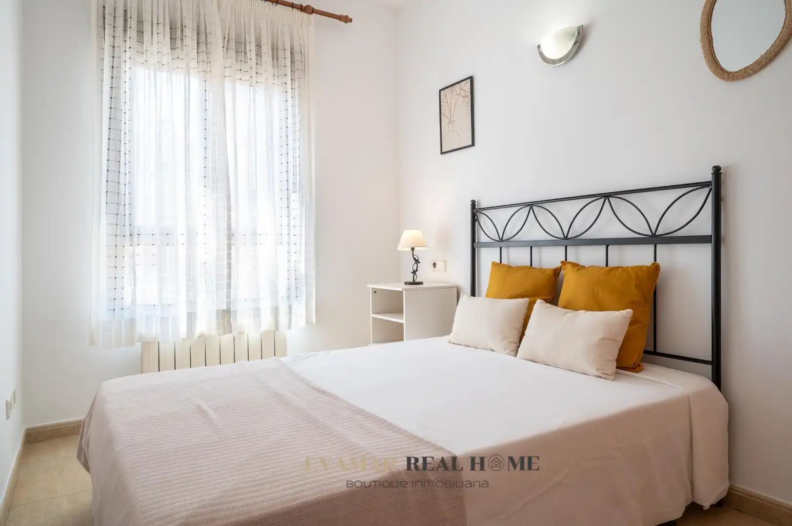 Bedroom of Flat for rent in  Palma de Mallorca  with Heating, Terrace and Furnished