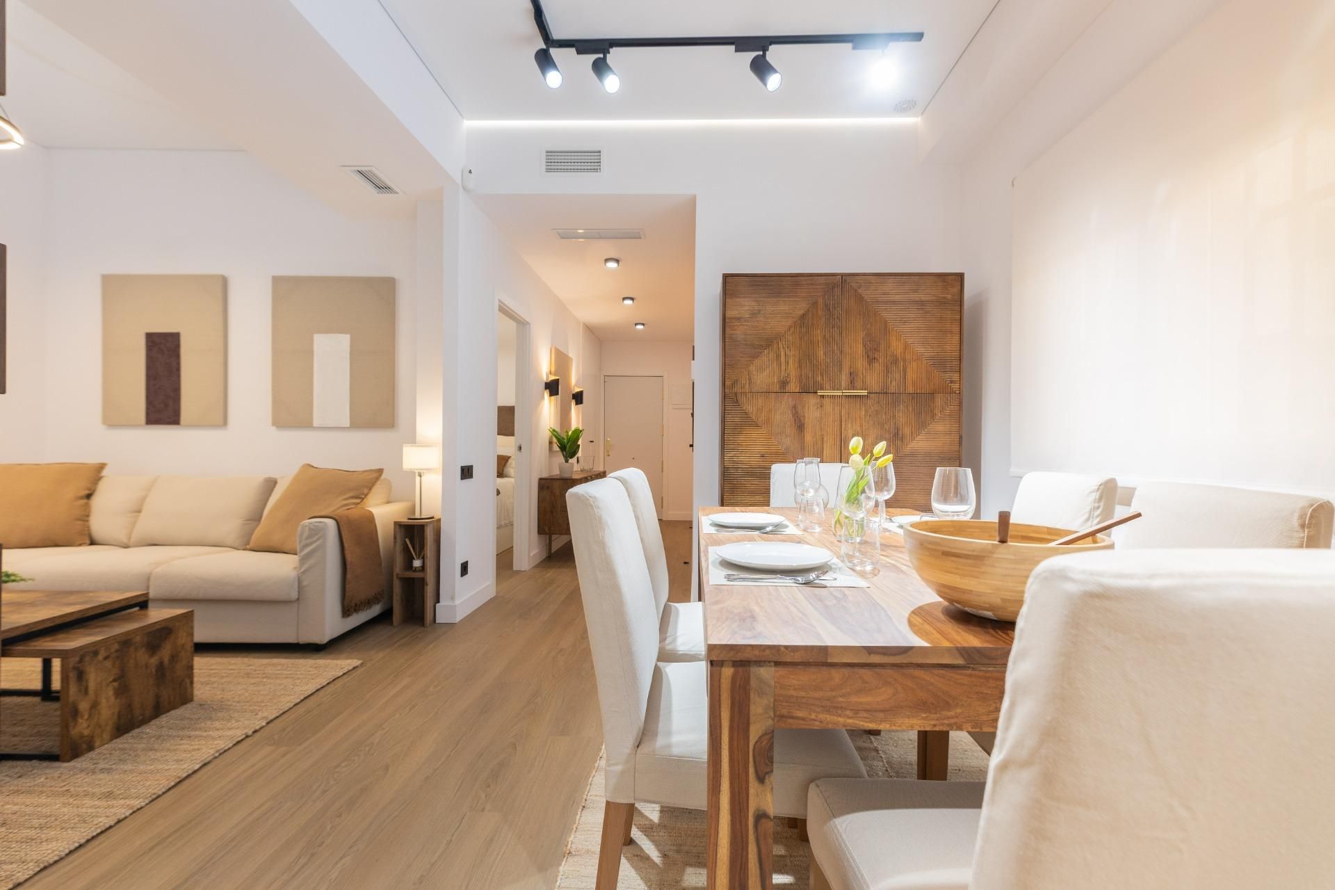 Dining room of Flat to rent in  Valencia Capital  with Air Conditioner