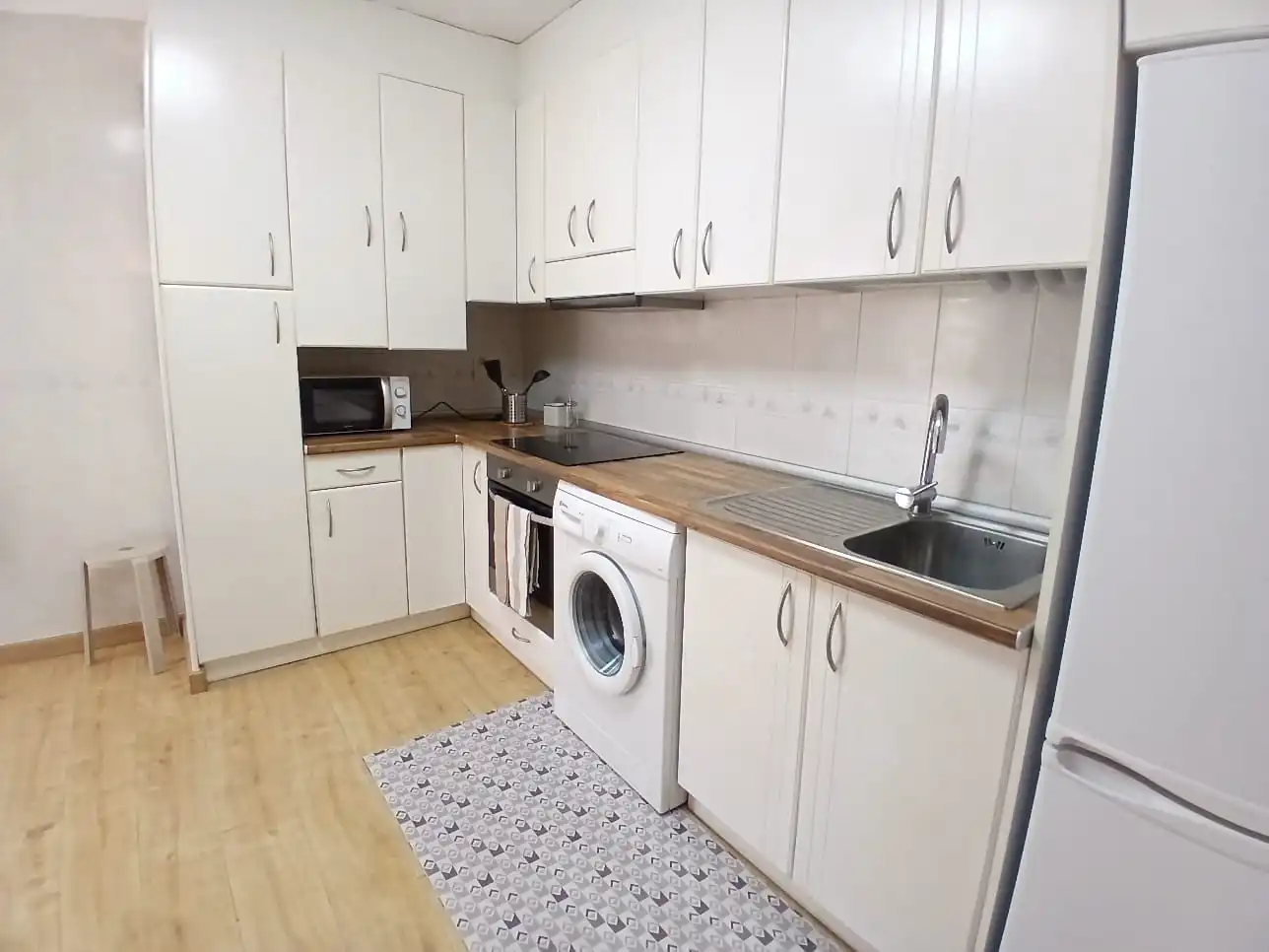 Küche von Wohnung zur Miete in La Almunia de Doña Godina  mit Heizung, Parkett und Terrasse