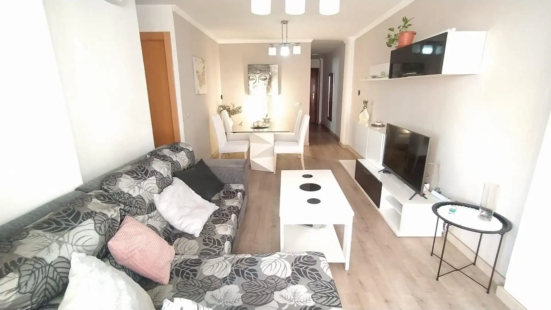 Sala d'estar de Pis en venda en Málaga amb Aire condicionat, Terrassa i Balcó