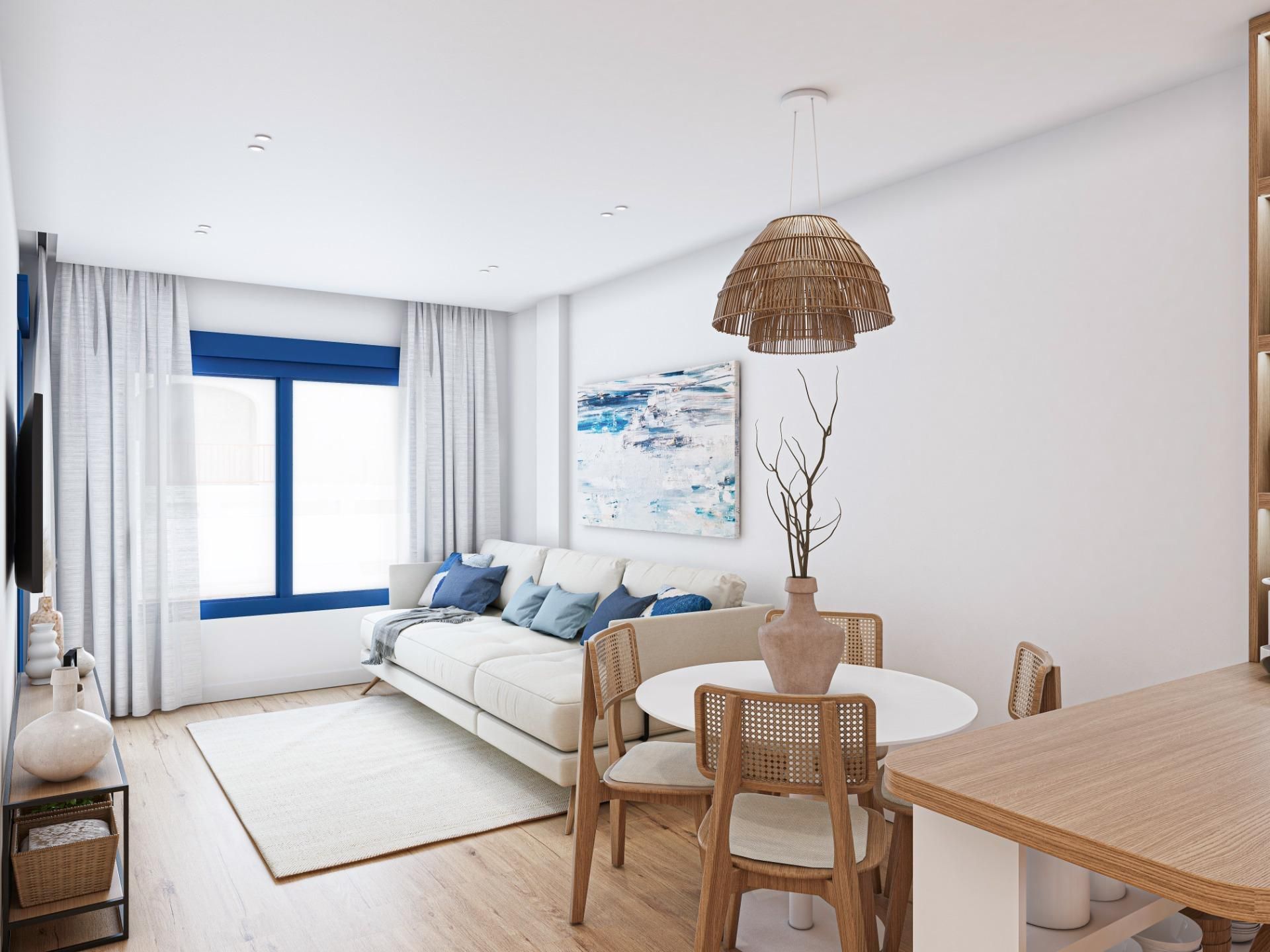 Living room of Flat for sale in  Murcia Capital  with Heating, Terrace and Balcony