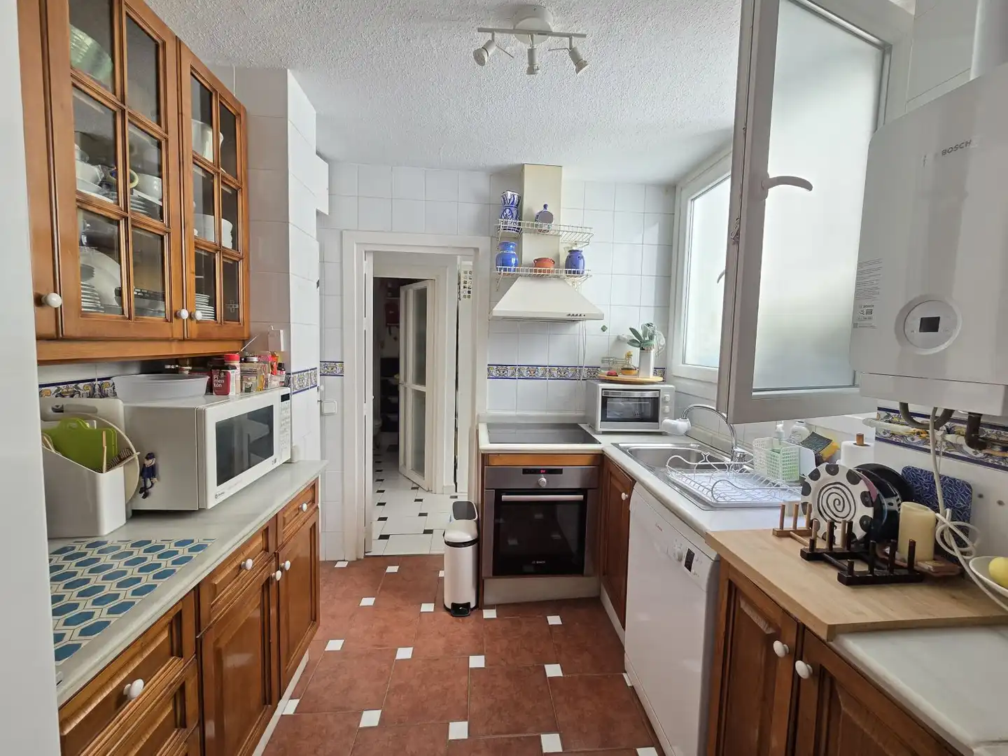 Kitchen of Flat for sale in Málaga  with Air Conditioner, Heating and Terrace