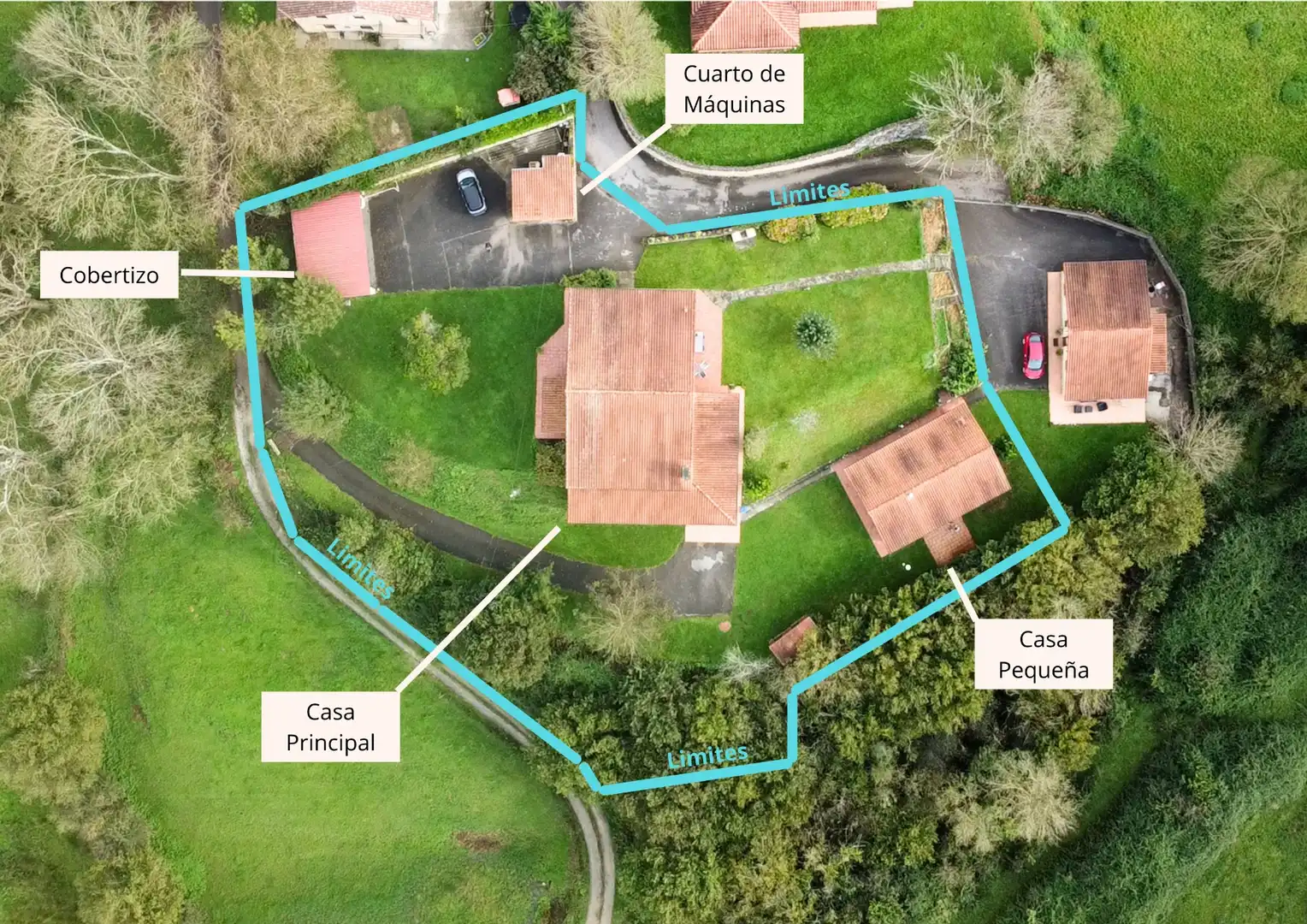 Vista exterior de Casa o xalet en venda en Villafufre amb Calefacció, Jardí privat i Terrassa