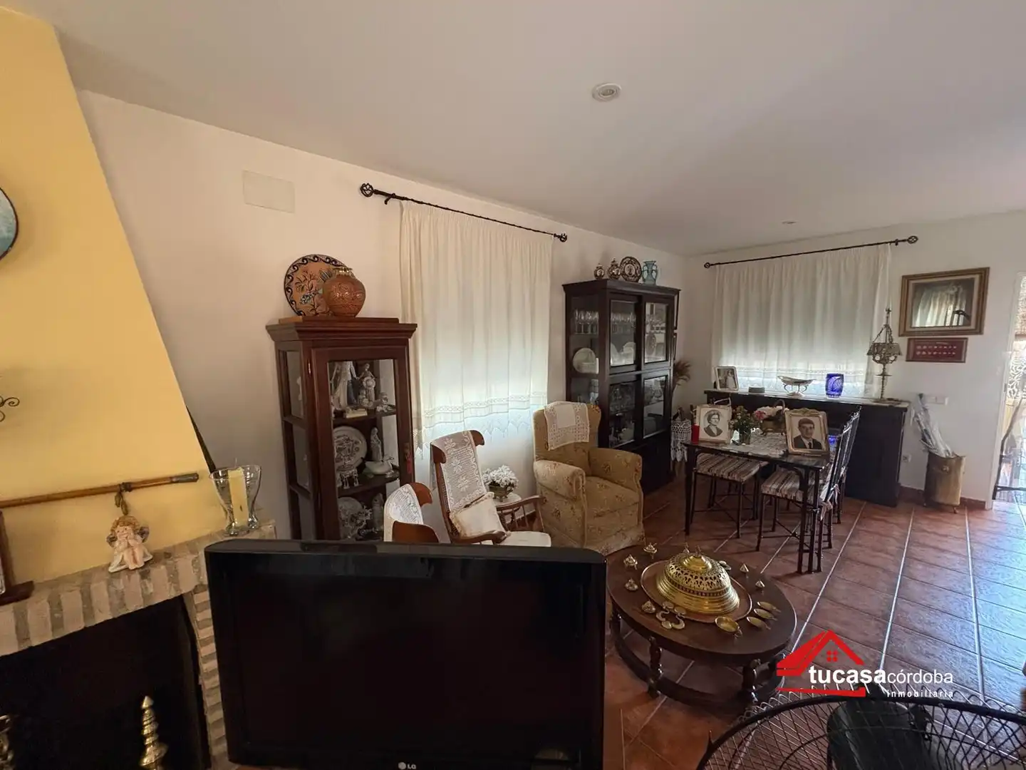 Sala de estar de Finca rústica en venta en Córdoba con Aire acondicionado, Terraza y Trastero