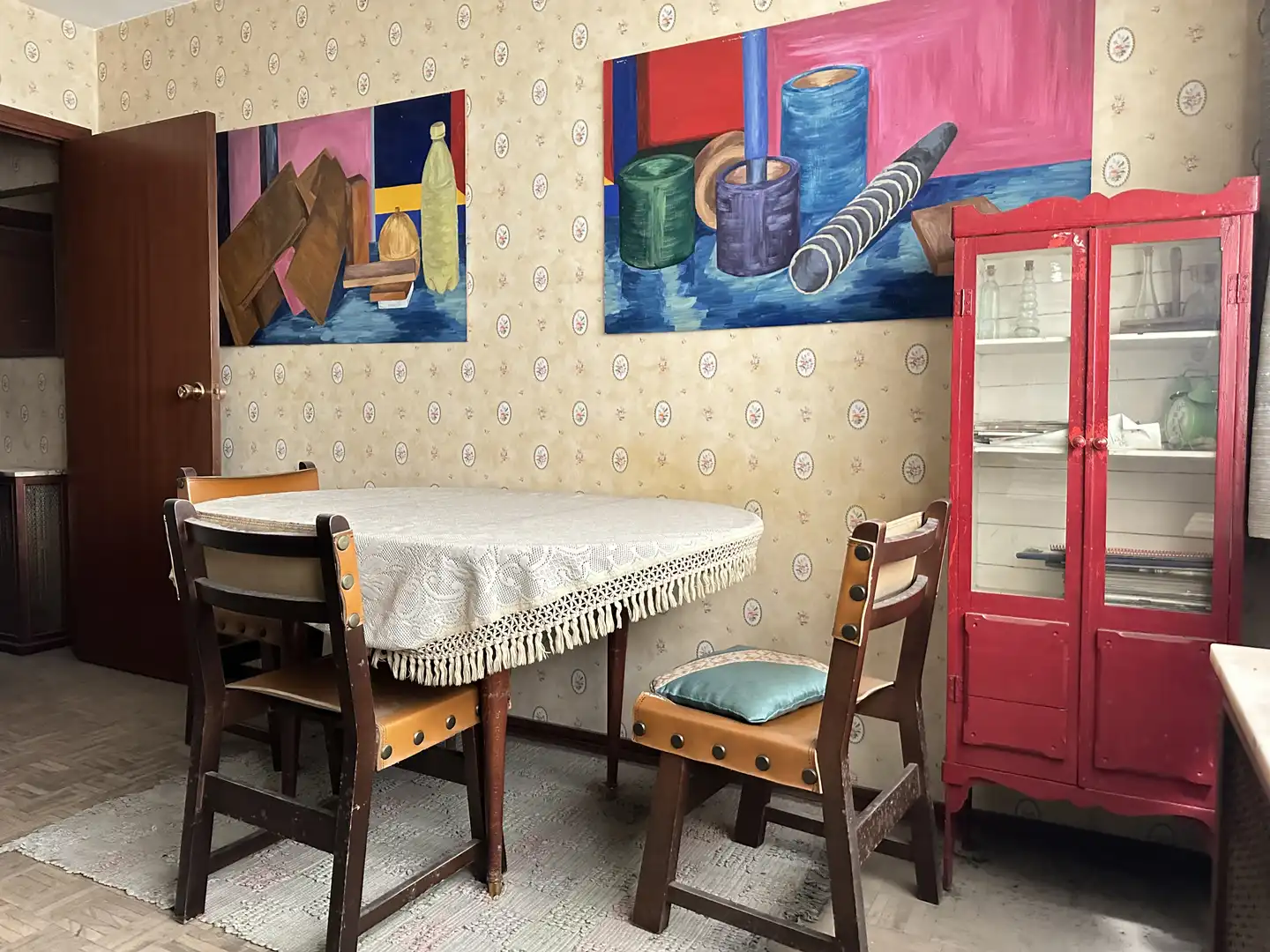 Comedor de Piso en venta en Santiago de Compostela  con Calefacción y Trastero