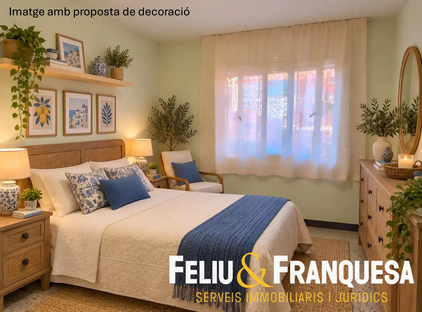 Bedroom of Flat for sale in El Coll