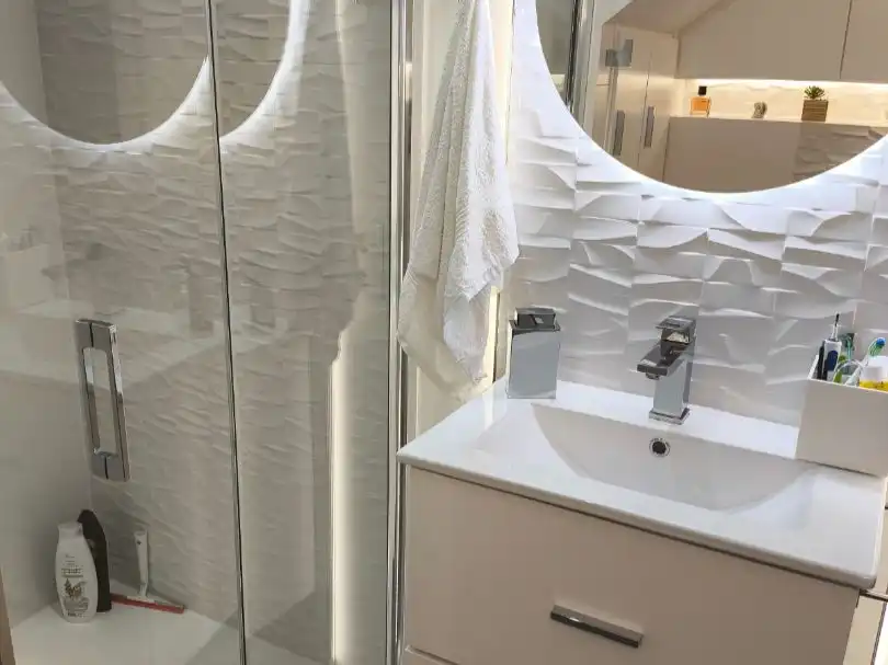Baño de Casa adosada en venta en Chiclana de la Frontera con Aire acondicionado, Calefacción y Parquet