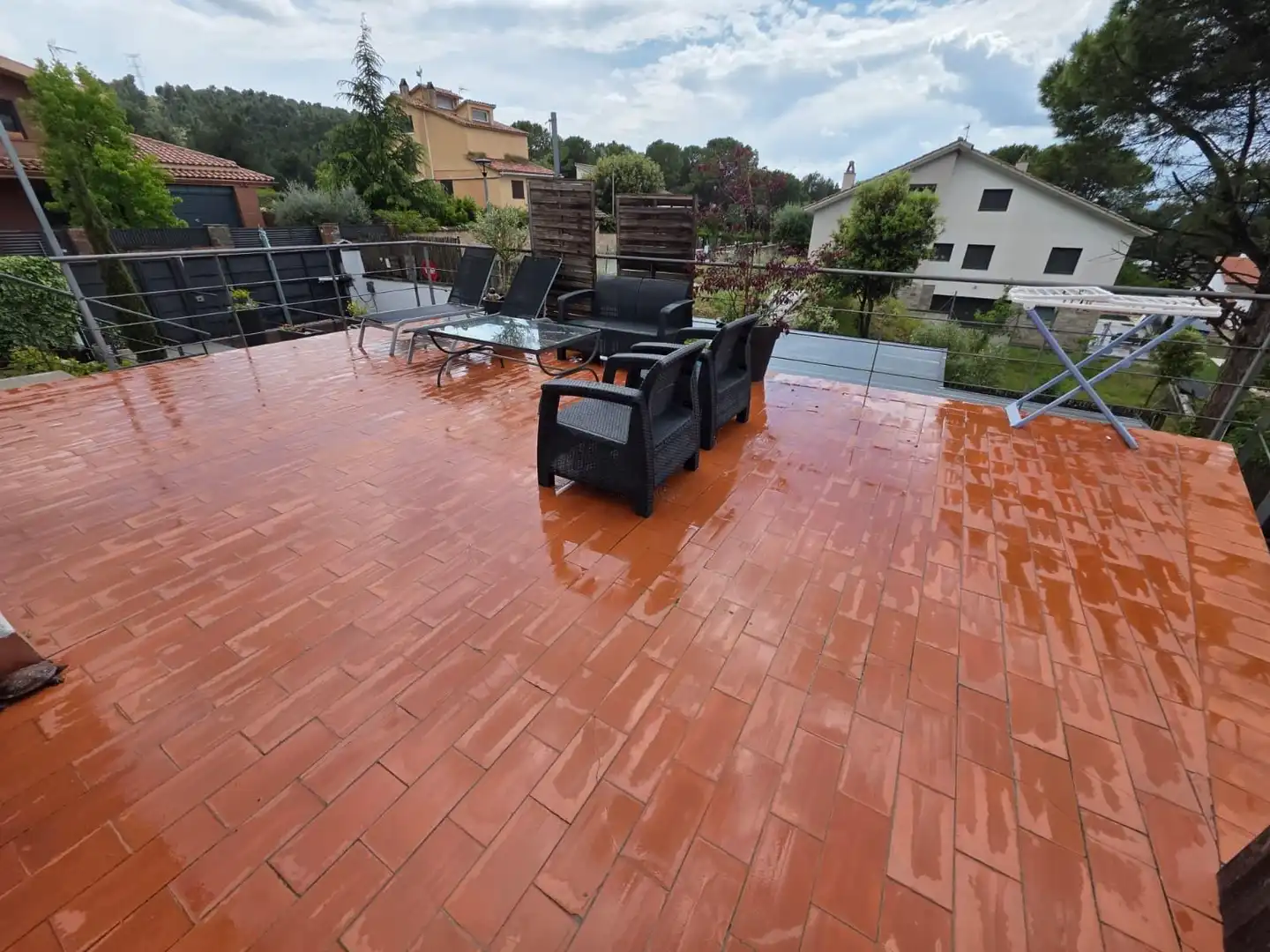 Terrassa de Casa o xalet en venda en Castellolí amb Calefacció, Jardí privat i Terrassa