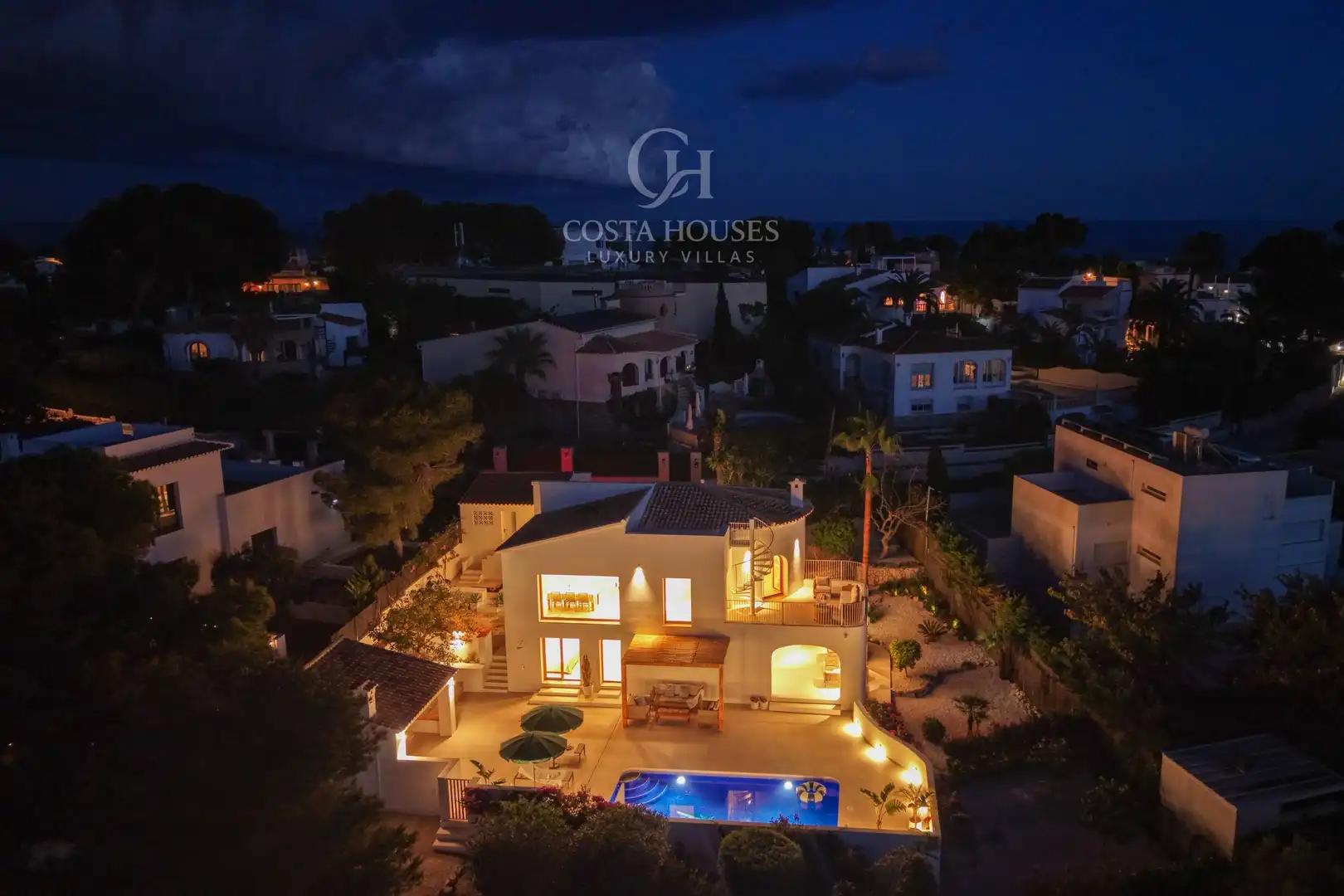 Vista exterior de Casa o chalet en venta en Jávea / Xàbia con Aire acondicionado, Calefacción y Jardín privado