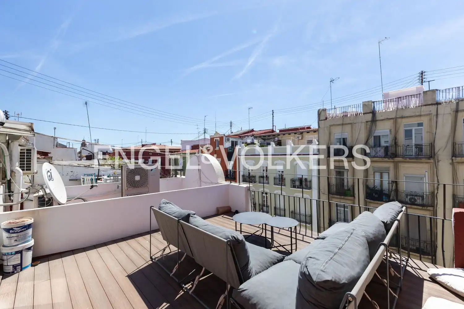Terrassa de Pis de lloguer en Valencia amb Aire condicionat, Calefacció i Parquet