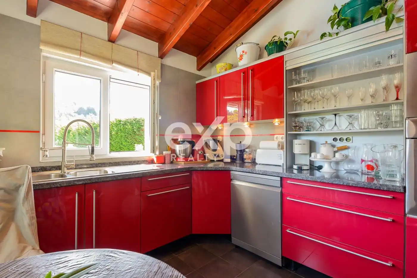 Kitchen of Houses for sale in Langreo  with Heating, Private garden and Swimming Pool