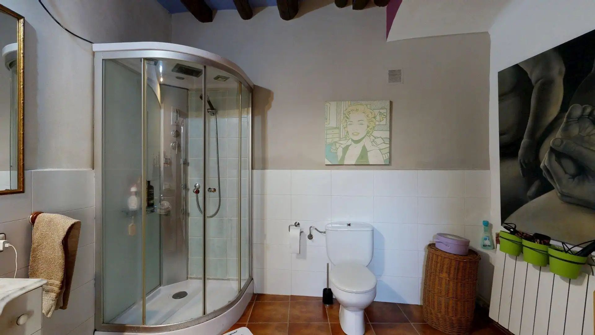 Baño de Casa o chalet en venta en Ejea de los Caballeros con Calefacción y Terraza