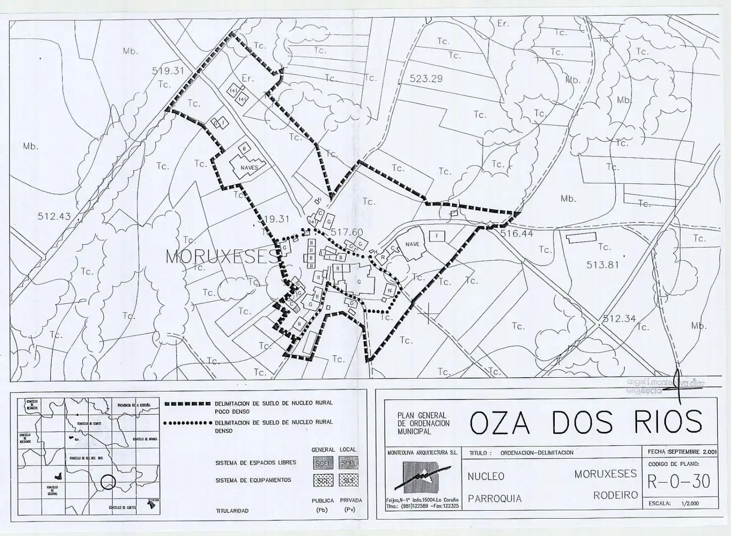 Außenansicht von Residential zum Verkauf in Oza dos Ríos